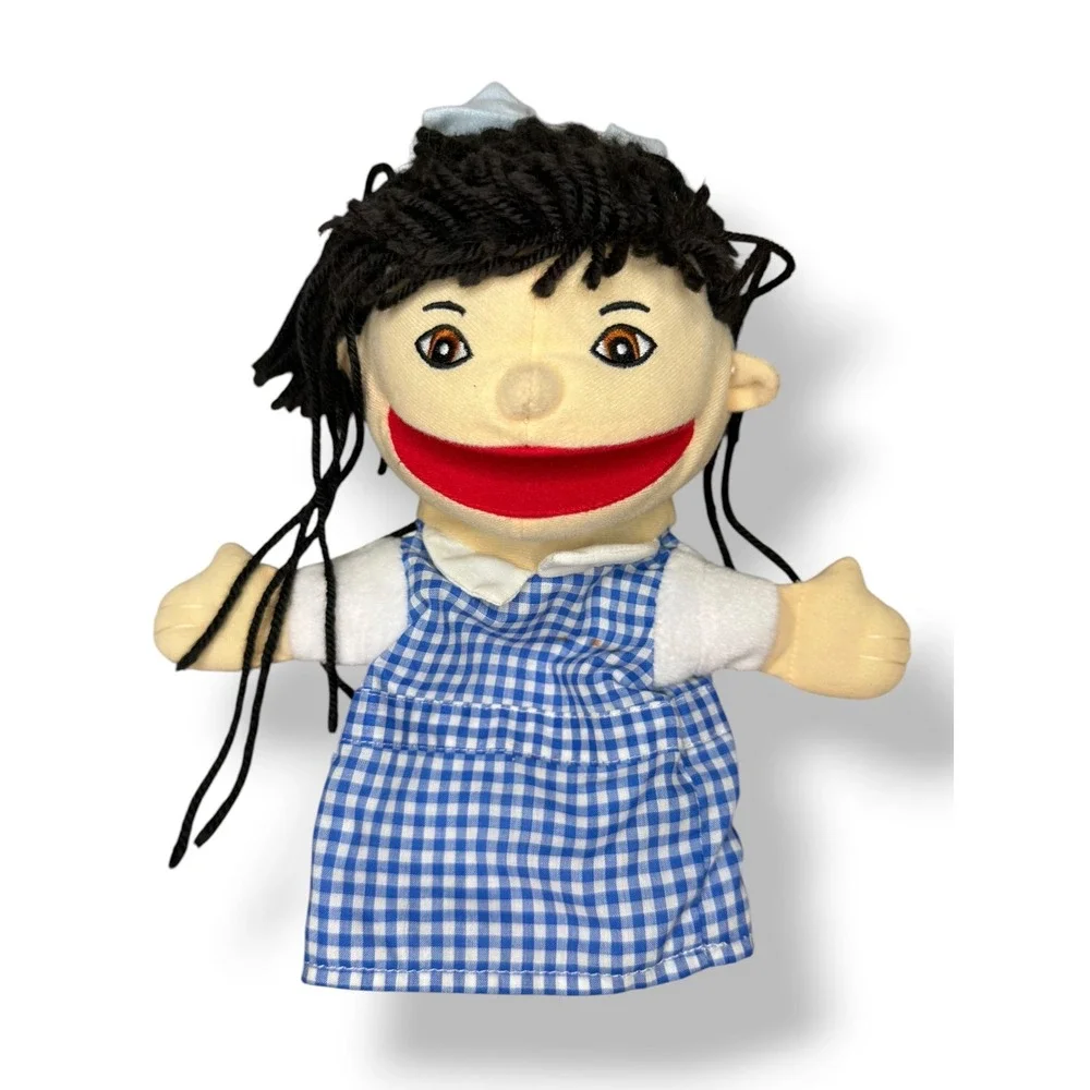 Lakeshore Learning Let's Talk! Kid Puppets Set of 4 Multi-Ethnic Hand Puppets